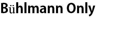 Bühlmann Only